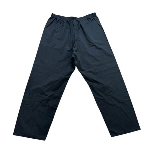 Oscar de la Renta Men’s Pajama Set - Size Large, Gray with Red Piping - Picture 4 of 6